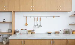Melamine plywood kitchen cabinets