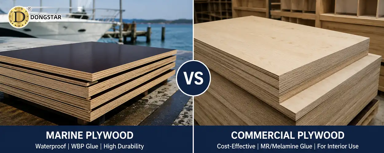 Marine Plywood vs Commercial Plywood