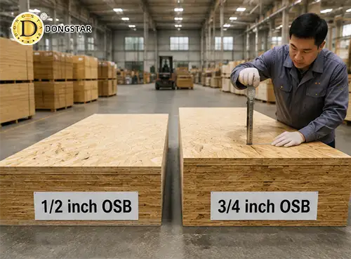 China 1 2 Inch OSB 4x8 Sheet Price vs 3 4 Inch OSB 4x8 Sheet Price