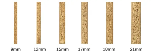 China 9mm to 22mm OSB Board