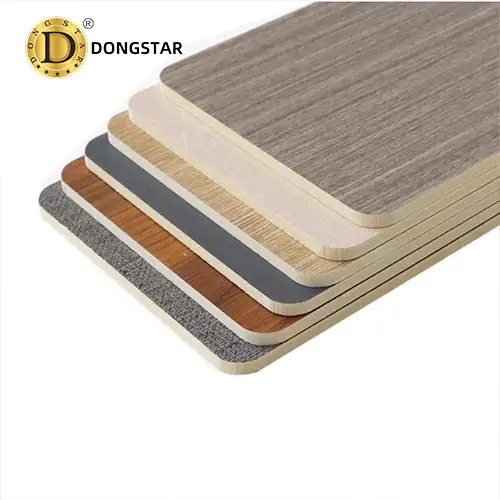 Decorative MDF panels with wood grain finishes and CNC routed designs