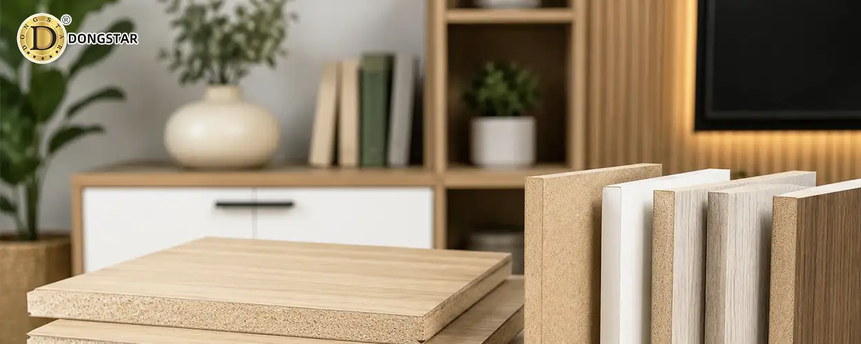 MDF boards for decorative applications in furniture and interior projects